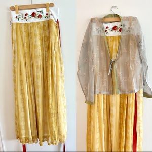 Traditional Chinese clothes Hanfu dress full set